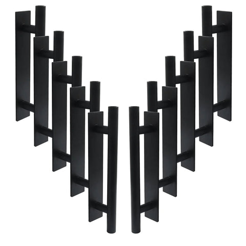 10 Pack Self Stick Push Pull Helper For Cabinets And Drawers Adheres Easily With Peel And Attach Design Black Drawer Pulls