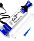 Silicone Adhesive Sealant For Auto And Home Use, 100 Percent Waterproof Black Caulk, 30g tube with applicator and cap