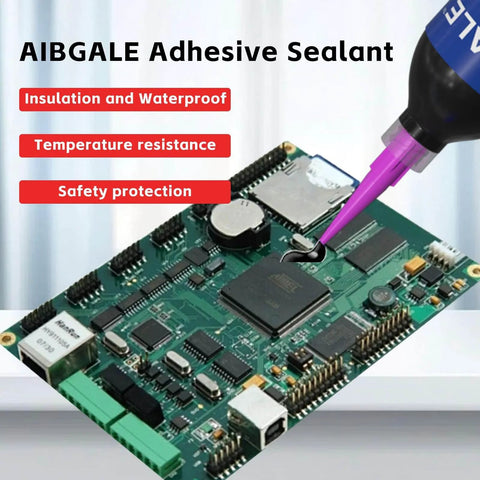 Silicone Adhesive Sealant Black Waterproof Insulating Caulk For Auto Windshields, Doors, Circuit Boards And Sensors