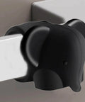 Door Knob Protector Wall Mounted Silicone Cartoon Stopper Bumper Cushion Shield installed in home