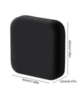 Silicone door stopper wall protector, 42mm x 12mm, protects walls and furniture from dents and scratches; strong adhesive pads cushion door blows, cut noise, and keep homes, offices, and bedrooms serene.