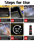 Steps to use 170g RTV Silicone Gasket Maker Black Sealant for high temperature auto engines and transmissions.