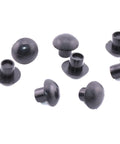 Push-In Mushroom Bumpers And Feet For Five Sixteenths Inch Hole Five Eighths Inch OD Quarter Inch Bumper Height Half Inch Length