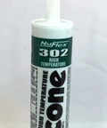 High Temp Black Silicone Sealant For Extreme Heat Up To 600 F One Hundred Percent RTV Permanently Flexible Sealant For Oven Windows Vents Pellet Stove And More in 300ml tube