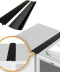 Silicone stove gap covers, 21 inch length, 2-pack, seal the gap between stove and counter to block crumbs and spills, heat resistant
