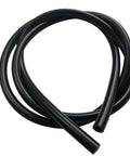 Coiled Food Grade High Temperature Silicone Vacuum Tubing 6mm ID 12mm OD 3mm Wall 15ft Length Black Flexible Hose