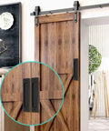 6 Inch Sliding Barn Door Handles Black Rectangular Flush Pocket Door Pulls Rustic Style 2 Pack Durable Hardware For Pocket Doors Sliding Barn And Cabinet Doors With Easy Installation Without Grooves For Smooth Operation And Rust Resistant Finish