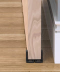 Installed Sliding Barn Door Floor Guides Black 4 Pack Bottom Track Guides For All Sliding Doors Including Bypass And Pocket Doors