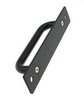 Two Pack Sliding Door Handle 5.8 Inch Center Hole Aluminum Alloy Pull With Mounting Screws For Barn Doors Cabinets Drawers Bathrooms