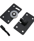2 Pack 85x45mm Wardrobe Sliding Door Pulleys With Grooved Wheels For Cabinets And Display Cabinets, stainless steel hardware