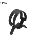 10 Pcs Fuel Line Clamps Spring Band Hose Clamps Half Inch 24mm Silicone Air Tube Vacuum Hose Water Pipe Low Pressure Assortment Kit Black