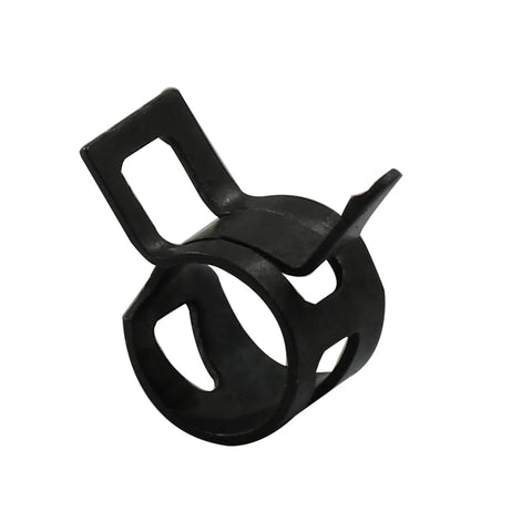 50 Pack Black Spring Band Hose Clamps Set Pliers Friendly Easy To Use 8.5 To 9.2 Mm OD Fit 65Mn Steel With Black Oxide Finish Wear Resistant