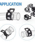 Fifty Pcs Three Eighths Inch Spring Band Hose Clamps 10mm Inner Diameter Fits 10.5 To 11.2mm Hose Outer Diameter