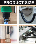 380 Pcs 6 To 22 Mm Spring Hose Clamps Kit 12 Sizes Black Fuel Line Clamps With Hose Clamp Pliers on various hoses
