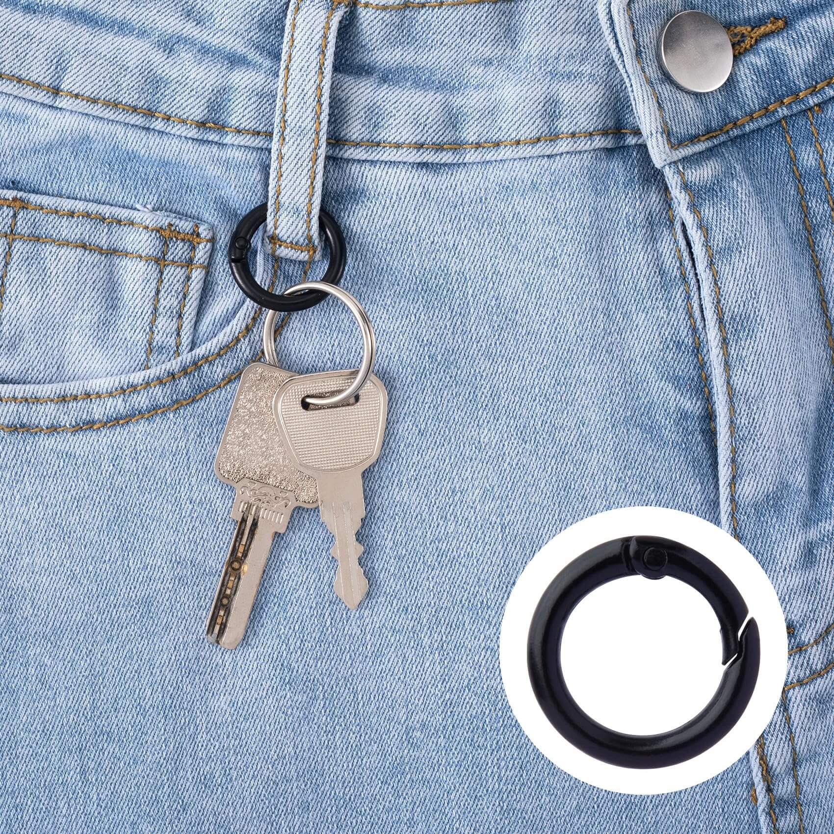 Colorful Spring O Rings Set for Keychains 51 Pcs ✓