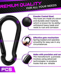 2 Pack 5.5 Inch Spring Snap Hooks With 1000 Lbs Load Capacity Utility Hook Clip Heavy Duty Rope Connector Quick Link Hooks