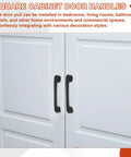 10 Pack Cartoon Drawer Pulls 5 Inch ABS Plastic Closet Wardrobe Door Handles on white cabinet doors