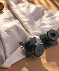 Matte black interior door knobs with square rosette, perfect for bathroom and bedroom. Black Interior Door Knobs For Bathroom And Bedroom Pismo Privacy Doorknob With Turn Lock And Square Rosette Heavy Duty Privacy Door Knob With Lock No Sweat Fifteen Minute Install.