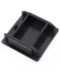 Black 12 Pack 1-5/8 Inch Square Strut Channel End Caps For Protecting Ends Of Universal Channel Profiles Plastic Plug Caps