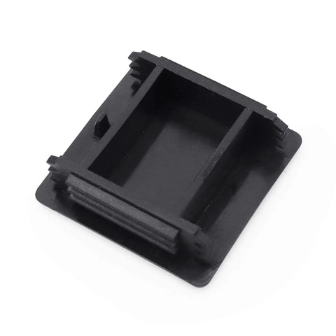Black 12 Pack 1-5/8 Inch Square Strut Channel End Caps For Protecting Ends Of Universal Channel Profiles Plastic Plug Caps