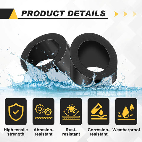 30 Degree Bevel Washer For Cable Railing In Black Stainless 3 Eighths Inch Bore with product details and resistance icons