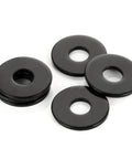 50 Pcs 1/4 Inch Stainless Flat Washers 0.69 Inch Outer Diameter Black Coated 304 Stainless Steel For Screws And Bolts