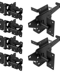 Stainless Steel Gate Hardware Kit With Self Closing Hinges And Latch For Vinyl And Wood Fences Built To Last All Weather No Rust