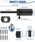 Diagram showing a Rugged 7.7 inch sliding bolt latch in 304 stainless steel with dimensions and included screws.