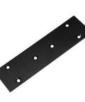 4Pcs Flat Straight Brace Brackets Stainless Steel, Black Fixing Mending Joining Plates Shelf Support Repair Plate