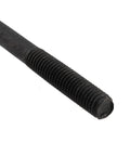 Close-up of black Double Ended Stud Bolts 304 Stainless Steel Threaded Rod M8x100mm 10 Pcs showing thread detail.