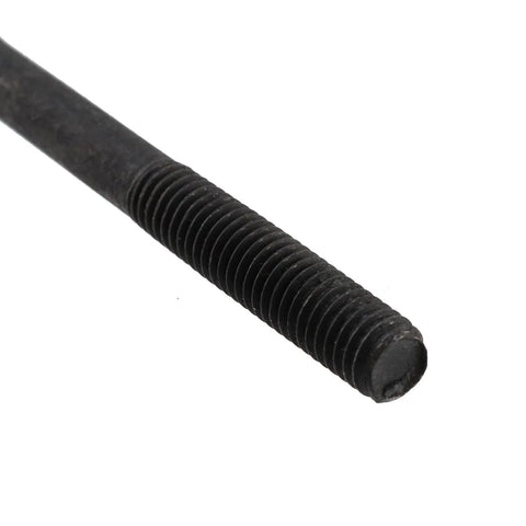 Close-up of black Double Ended Stud Bolts 304 Stainless Steel Threaded Rod M8x100mm 10 Pcs showing thread detail.