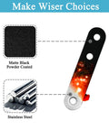 ✝️ 14PCS 2.99” x 0.63” Black Straight Flat Brace, Stainless Steel Sturdy Bracket, Metal Strap for Wood Furniture Chair detailed view