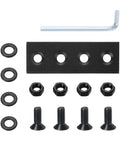 Barn Door Hardware Track Connector Splicing Plate Kit For Sliding Barn Doors Includes Rail Connector Nuts Screws Washers And Spanner