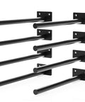 Beefy 8 Inch Floating Shelf Brackets Set for Hidden Support Blind Shelf Mounts for Floating Wood Shelves Includes Screws
