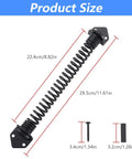 Heavy Duty 11 Inch Gate Spring Self Closing Black Steel Outdoor Gate Closer For Wooden And Vinyl Fences built tough size dimensions.