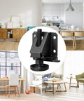 Heavy Duty Leveling Feet For Furniture And Tables Adjustable Table Leg Levelers For Cabinets Workbenches Shelving Units And More 8 Pack Black Steel Universal Threaded Legs For Easy Balance Moisture And Corrosion Resistant, close-up with living room settings