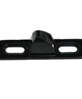 Stainless Steel Sliding Door Keeper And Lock Hardware Set Includes Mounting Screws Durable Black Finish For Sliding Glass Doors Easy Install Safe Edge Design Compatible With All Kinds Of Sliding Patio Doors Two Pack