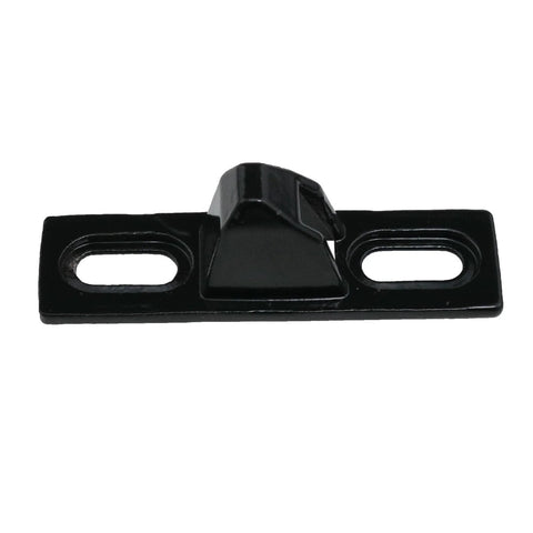 Stainless Steel Sliding Door Keeper And Lock Hardware Set Includes Mounting Screws Durable Black Finish For Sliding Glass Doors Easy Install Safe Edge Design Compatible With All Kinds Of Sliding Patio Doors Two Pack