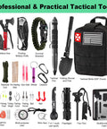 256 In 1 Survival First Aid Kit With MOLLE Pouch For Outdoor Adventures, Camping, Hiking, Hunting, Disaster And Earthquake Prep