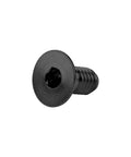 Black Wanyifa Titanium Ti M4x8 10 12 15 20 mm Countersunk Flat Head Hex Socket Cap Screw Bolt, close-up