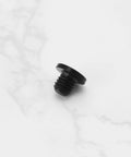 Black TC4 titanium disc brake bleed screw with O-ring M5x8.5mm compatible with Shimano M985/M988/M9020
