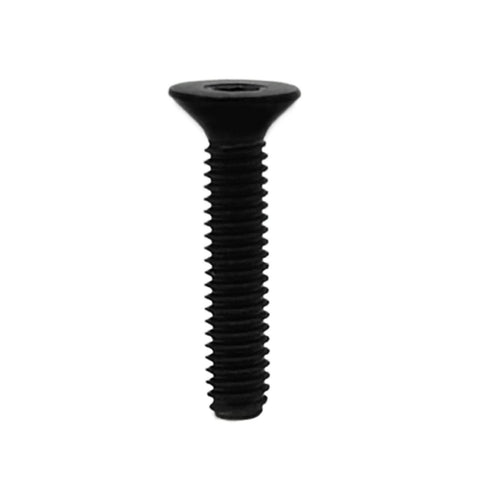 One piece of ✝️ RISON Titanium Screws M2x5mm Screws 10Pcs DIN7991 Titanium Countersunk Hex Socket Cap Screws GR2 Small Bolts Black Titanium Bolt.