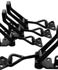 Heavy Duty Toggle Clamp Latch Set 1320 Lb Capacity 4003 Style Quick Release Hasp for Jigs Smokers Cabinets Boxes black metal