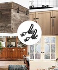 Adjustable Black Toggle Clamp Latch Set With Lock Hole And 550 Lbs Holding Capacity Heavy Duty Quick Release Metal Pull Latches For Lids Boxes Cases Doors And Smokers Includes Ten 0.78 Inch Screws shown installed on various surfaces including boxes, doors, and cabinets
