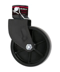 Side view of 6 Inch Trailer Swivel Jack Caster Wheel With Pin Base 1200 Lbs Capacity For Boat Hitch And Camper
