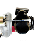 Black Turbo Blanket For HE351CW HY35W Turbochargers Shields Direct Heat Up To 2500 Degrees Fahrenheit with stainless steel caps