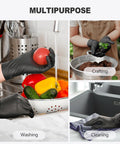 Black Vinyl Disposable Gloves Latex Free Powder Free Food Grade 100 Large used for washing vegetables and cleaning