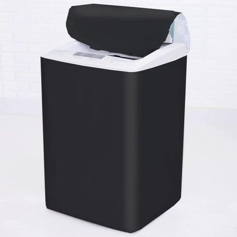 Durably protect your top load washer from sun, dust, rain, and scratches with this waterproof 420D oxford cover, sized for standard units.