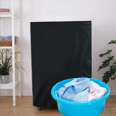 Durably protect your top load washer from sun, dust, rain, and scratches with this waterproof 420D oxford cover, sized for standard units and ideal for indoor storage or outdoor patios, delivering reliable protection and easy maintenance.