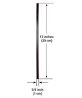 Flat Ribbon Plastic Welding Rod Black 30 Ft For Ultra Strong Repairs On Any Plastic Including TPO Carbon And Glass Fiber Reinforcement Sticks